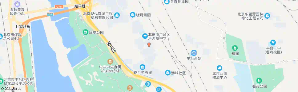 北京晓月苑医院_公交站地图_北京公交_妙搜公交查询2025