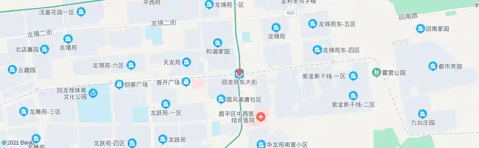 北京地铁回龙观东站_公交站地图_北京公交_妙搜公交查询2025