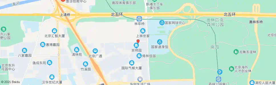 北京京师园北门_公交站地图_北京公交_妙搜公交查询2025