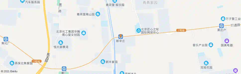 北京郎辛庄_公交站地图_北京公交_妙搜公交查询2025