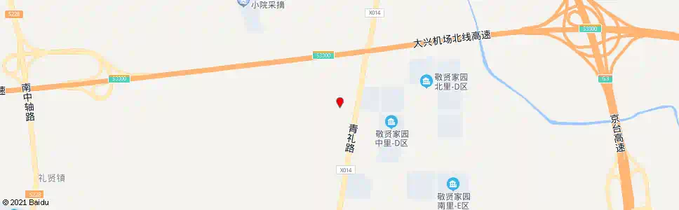 北京于家场_公交站地图_北京公交_妙搜公交查询2025