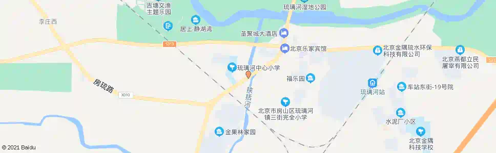 北京琉璃河中心小学_公交站地图_北京公交_妙搜公交查询2025