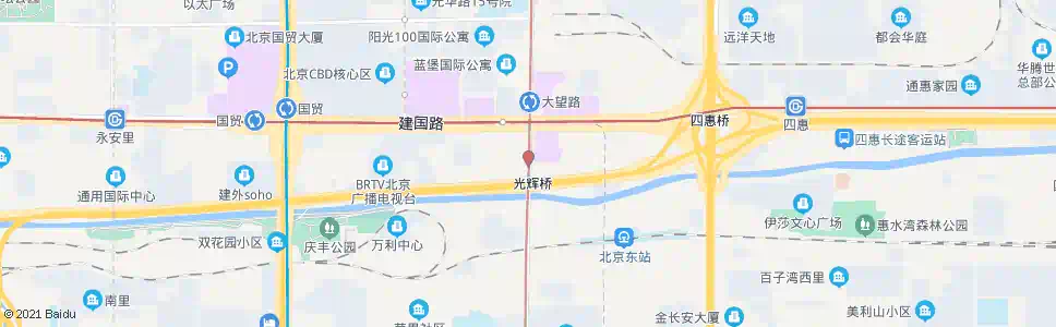 北京八王坟南_公交站地图_北京公交_妙搜公交查询2025