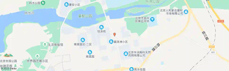 北京延庆南菜园总站_公交站地图_北京公交_妙搜公交查询2025