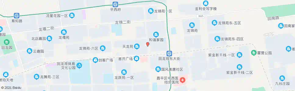 北京和谐二区西门_公交站地图_北京公交_妙搜公交查询2025