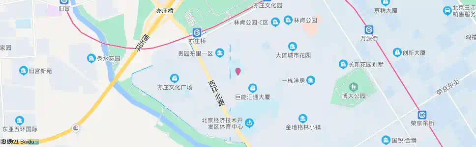 北京亦庄中学_公交站地图_北京公交_妙搜公交查询2025