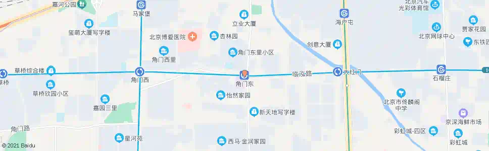 北京角门东站_公交站地图_北京公交_妙搜公交查询2025
