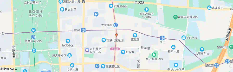 北京北苑路大屯_公交站地图_北京公交_妙搜公交查询2025