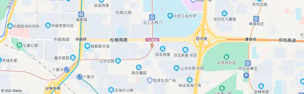 北京南新园_公交站地图_北京公交_妙搜公交查询2025