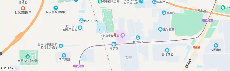 北京马泉营村西口_公交站地图_北京公交_妙搜公交查询2025