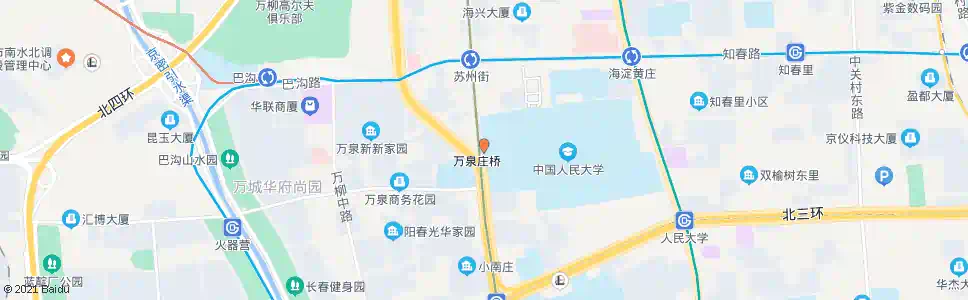 北京人民大学西门_公交站地图_北京公交_妙搜公交查询2025