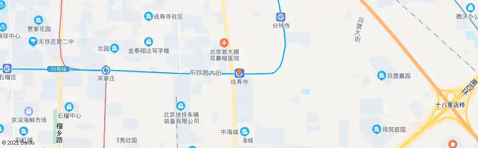 北京成寿寺站_公交站地图_北京公交_妙搜公交查询2025