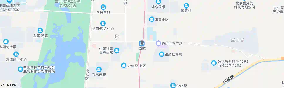北京南邵辛庄_公交站地图_北京公交_妙搜公交查询2025