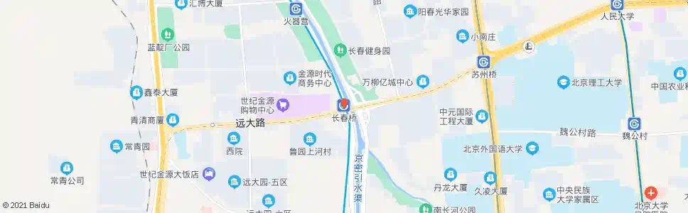 北京长春桥站_公交站地图_北京公交_妙搜公交查询2025