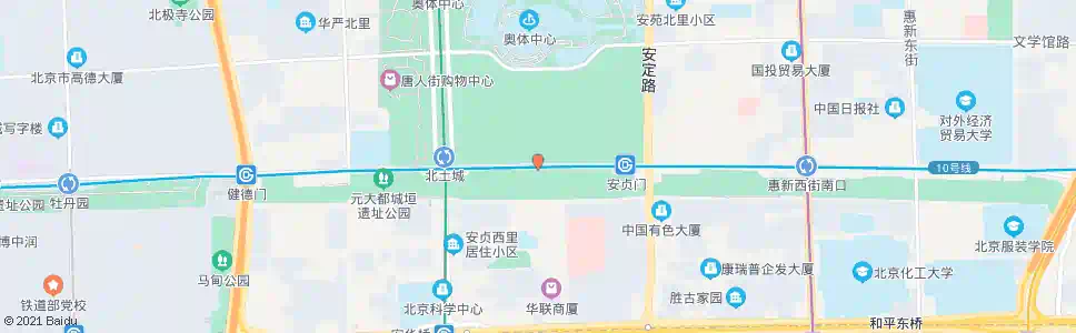 北京安贞医院北站_公交站地图_北京公交_妙搜公交查询2025