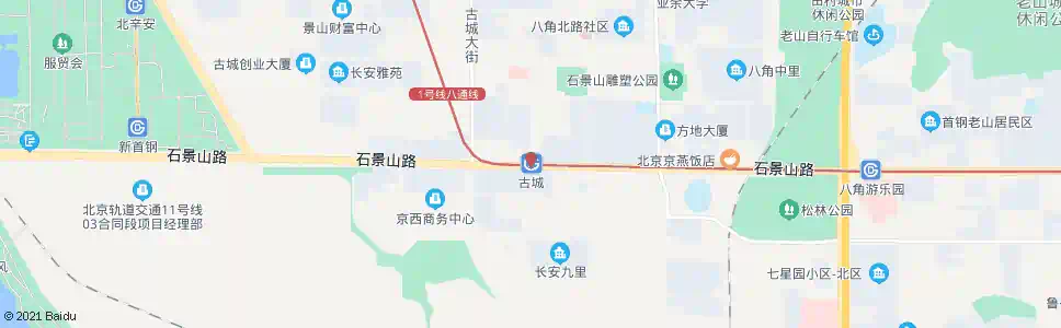 北京石景山古城_公交站地图_北京公交_妙搜公交查询2025