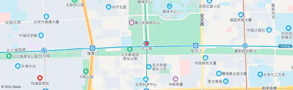 北京地铁北土城站_公交站地图_北京公交_妙搜公交查询2025