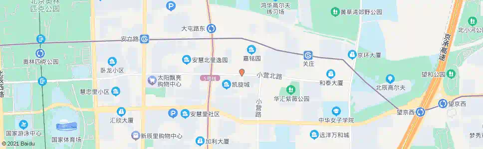 北京小营北路_公交站地图_北京公交_妙搜公交查询2025