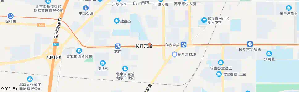 北京房山区政府第二办公区_公交站地图_北京公交_妙搜公交查询2025