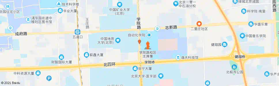 北京成府路口南_公交站地图_北京公交_妙搜公交查询2025