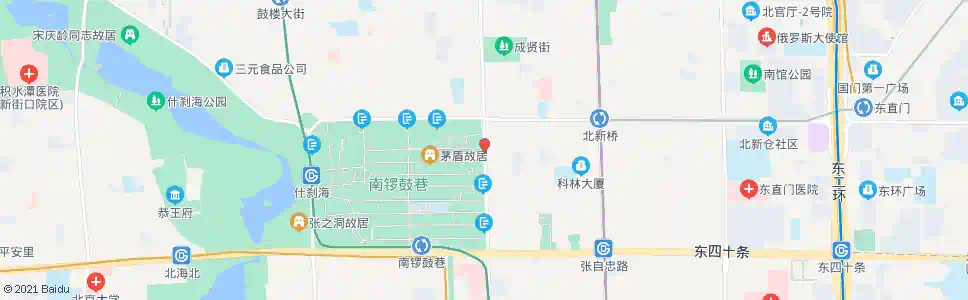 北京交道口南_公交站地图_北京公交_妙搜公交查询2025