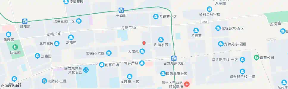 北京回龙观东大街(矩阵小区)_公交站地图_北京公交_妙搜公交查询2025