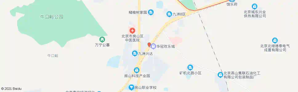 北京房山南关立交桥北_公交站地图_北京公交_妙搜公交查询2025
