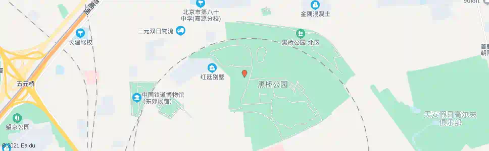 北京黑桥村_公交站地图_北京公交_妙搜公交查询2025