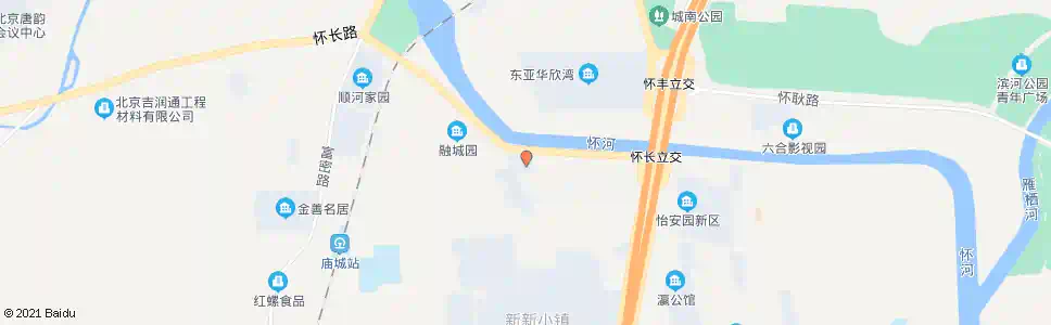 北京庙城镇政府_公交站地图_北京公交_妙搜公交查询2025