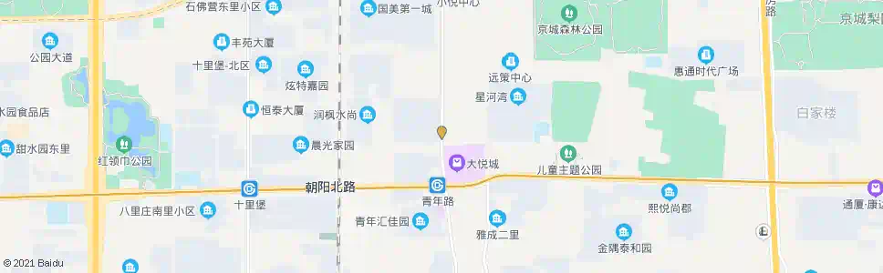 北京青年路口北_公交站地图_北京公交_妙搜公交查询2025