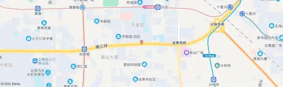 北京方庄桥西_公交站地图_北京公交_妙搜公交查询2025