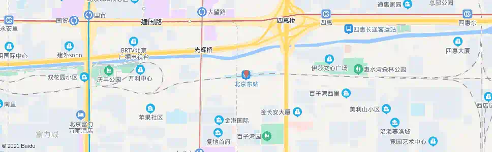 北京上地七街环岛东_公交站地图_北京公交_妙搜公交查询2025