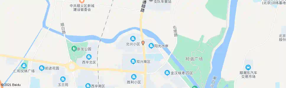 北京双兴桥_公交站地图_北京公交_妙搜公交查询2025