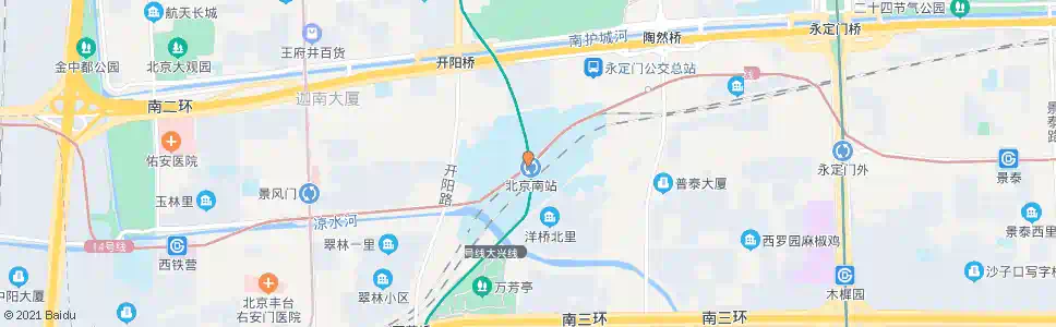 北京马坡南_公交站地图_北京公交_妙搜公交查询2025