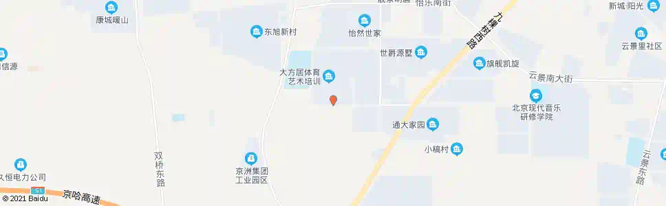 北京大方居(大方居南门)_公交站地图_北京公交_妙搜公交查询2025