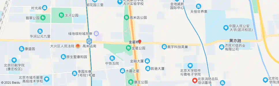 北京金星桥东_公交站地图_北京公交_妙搜公交查询2025