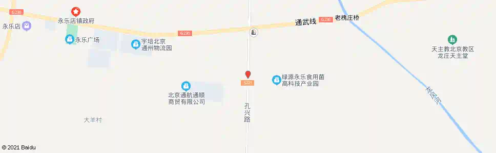 北京孔庄_公交站地图_北京公交_妙搜公交查询2025