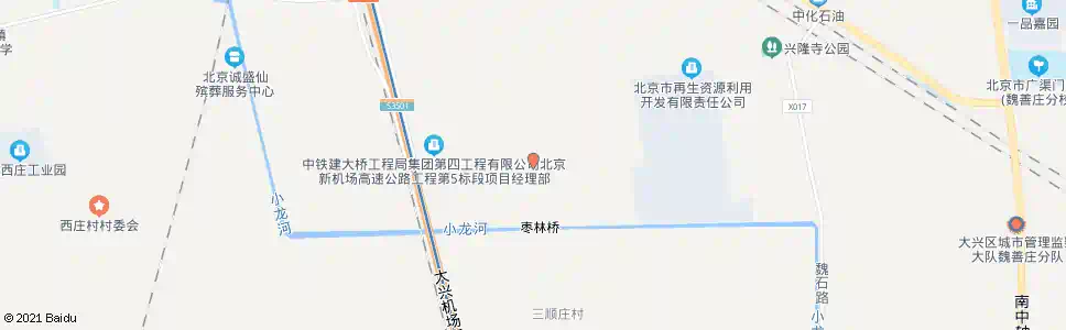 北京东枣林村_公交站地图_北京公交_妙搜公交查询2025