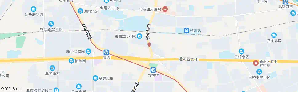 北京果园环岛北_公交站地图_北京公交_妙搜公交查询2025