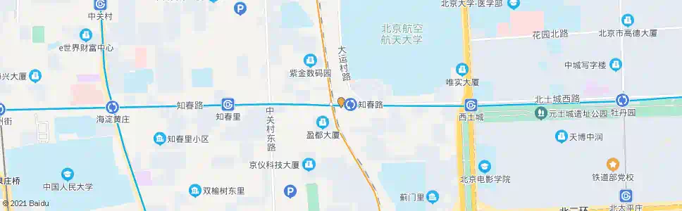 北京知春路站_公交站地图_北京公交_妙搜公交查询2025