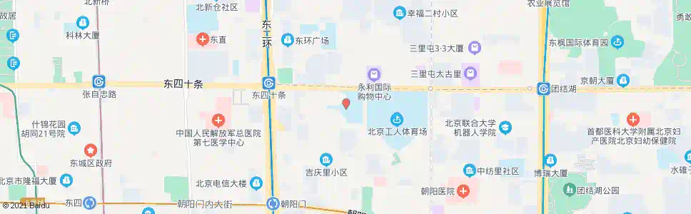 北京工人体育馆_公交站地图_北京公交_妙搜公交查询2025