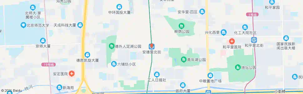 北京安德里北街站_公交站地图_北京公交_妙搜公交查询2025