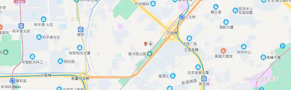 北京左家庄东街_公交站地图_北京公交_妙搜公交查询2025