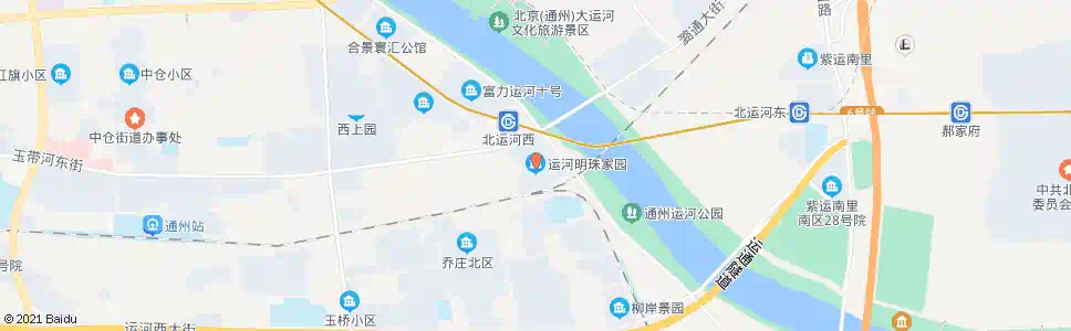 北京运河明珠_公交站地图_北京公交_妙搜公交查询2025