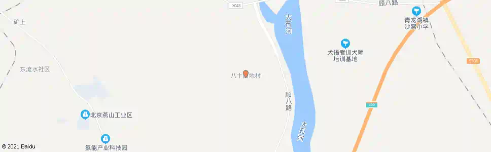 北京八十亩地北_公交站地图_北京公交_妙搜公交查询2025
