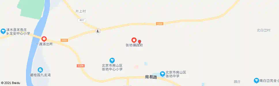 北京张坊镇政府_公交站地图_北京公交_妙搜公交查询2025