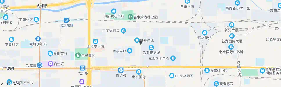 北京水南庄南_公交站地图_北京公交_妙搜公交查询2025