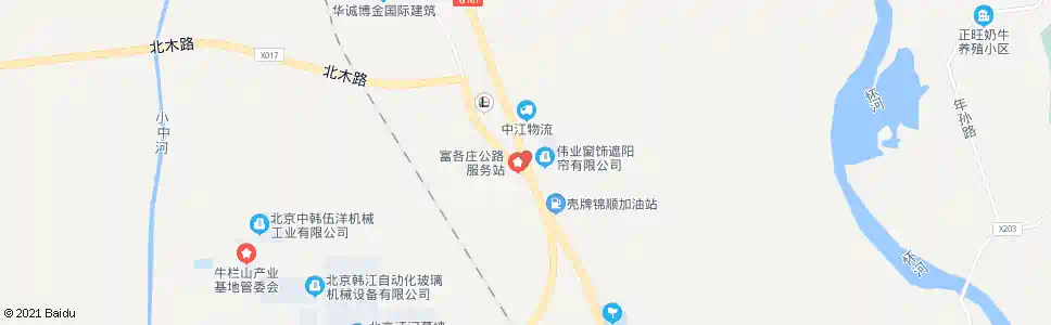 北京富各庄_公交站地图_北京公交_妙搜公交查询2025