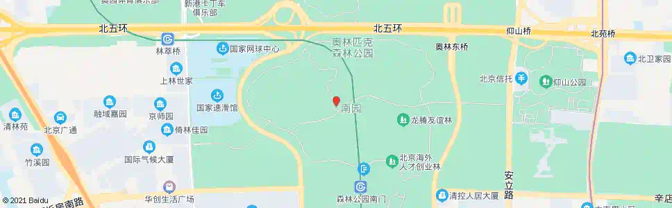 北京奥运村_公交站地图_北京公交_妙搜公交查询2025