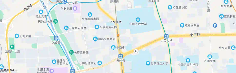 北京万泉庄_公交站地图_北京公交_妙搜公交查询2025